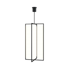 Load image into Gallery viewer, Kenway LED Pendant Light in Large/Nightshade Black.