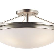 Load image into Gallery viewer, 23.25" Semi Flush Mount Ceiling Light in Detail.