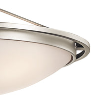 Load image into Gallery viewer, 23.25" Semi Flush Mount Ceiling Light in Detail.