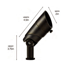 Load image into Gallery viewer, Accent Adjustable LED Landscape Light - line drawing.