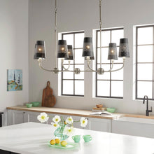 Load image into Gallery viewer, Adeena Linear Pendant Light in kitchen.