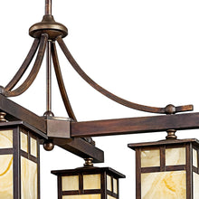 Load image into Gallery viewer, Alameda Outdoor Chandelier in Detail.