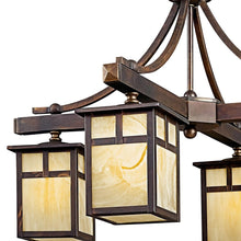 Load image into Gallery viewer, Alameda Outdoor Chandelier in Detail.