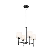Load image into Gallery viewer, Ali Chandelier in Black (4-Light).