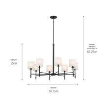 Load image into Gallery viewer, Ali Chandelier - line drawing.
