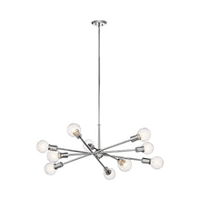 Load image into Gallery viewer, Armstrong Chandelier in 10-Light/Chrome.
