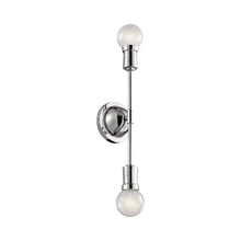 Load image into Gallery viewer, Armstrong Wall Light in Chrome.