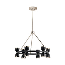 Load image into Gallery viewer, Baland LED Chandelier in Black (12-Light).