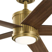 Load image into Gallery viewer, Brahm LED Ceiling Fan in Detail.