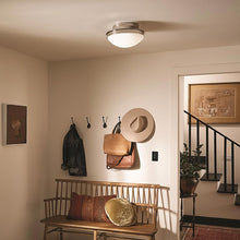 Load image into Gallery viewer, Bretta Flush Mount Ceiling Light in living room.