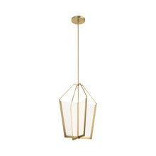 Load image into Gallery viewer, Calters LED Pendant Light in Large/Champagne Gold.