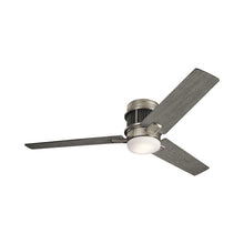 Load image into Gallery viewer, Chiara LED Ceiling Fan in Brushed Nickel.