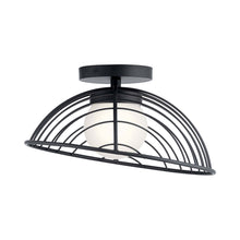 Load image into Gallery viewer, Clevo LED Semi Flush Ceiling Light in Detail.
