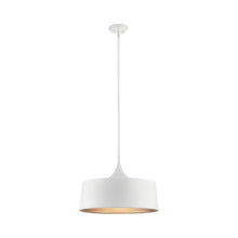 Load image into Gallery viewer, Elias Outdoor LED Convertible Pendant Light in Large/White.