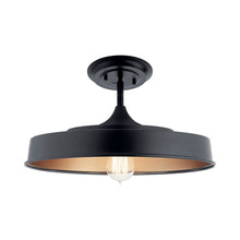Load image into Gallery viewer, Elias Outdoor LED Semi Flush Ceiling Light.