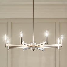 Load image into Gallery viewer, Erzo Chandelier in Detail.