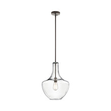 Load image into Gallery viewer, Everly Bell Pendant Light in Bell/Olde Bronze/Clear Glass (Large).