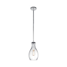 Load image into Gallery viewer, Everly Hourglass Pendant Light in Teardrop/Chrome (Small).