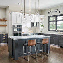 Load image into Gallery viewer, Everly Hourglass Pendant Light in kitchen.