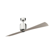 Load image into Gallery viewer, Ferron Ceiling Fan in Polished Nickel.