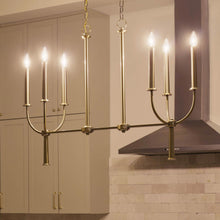 Load image into Gallery viewer, Florence Linear Pendant Light in Detail.