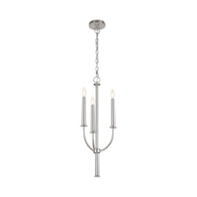 Load image into Gallery viewer, Florence Mini Chandelier in Polished Nickel.