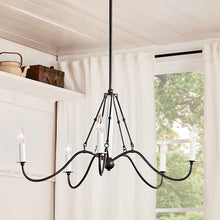 Load image into Gallery viewer, Freesia Chandelier in Detail.