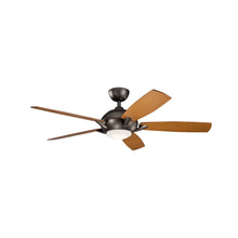 Load image into Gallery viewer, Geno LED Ceiling Fan in Olde Bronze.