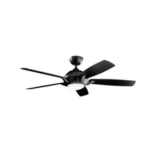 Load image into Gallery viewer, Geno LED Ceiling Fan in Satin Black.