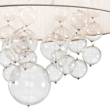 Load image into Gallery viewer, Imbuia Semi Flush Mount Ceiling Light in Detail.