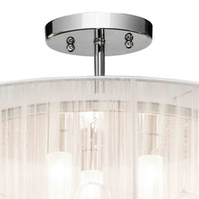 Load image into Gallery viewer, Imbuia Semi Flush Mount Ceiling Light in Detail.