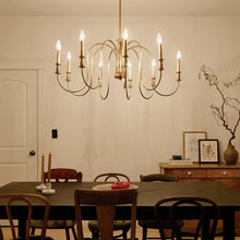 Load image into Gallery viewer, Karthe Chandelier in dining room.