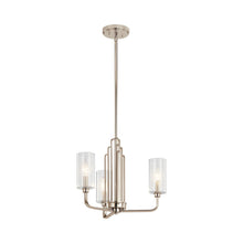 Load image into Gallery viewer, Kimrose Chandelier in Small/Polished Nickel.