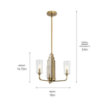 Load image into Gallery viewer, Kimrose Chandelier - line drawing.