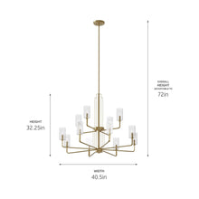 Load image into Gallery viewer, Kimrose Chandelier - line drawing.