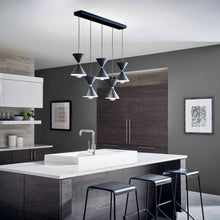 Load image into Gallery viewer, Kordan LED Linear Pendant Light in kitchen.