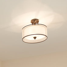Load image into Gallery viewer, Lacey Semi Flush Mount Ceiling Light in Detail.