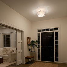 Load image into Gallery viewer, Lacey Semi Flush Mount Ceiling Light in living room.
