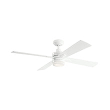 Load image into Gallery viewer, Lija LED Ceiling Fan in White.
