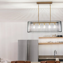Load image into Gallery viewer, Linara Chandelier in dining room.