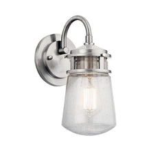 Load image into Gallery viewer, Lyndon Outdoor Wall Light in Brushed Aluminum (11.25-Inch).