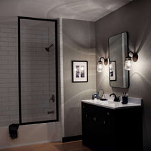 Load image into Gallery viewer, Lyndon Outdoor Wall Light in bathroom.