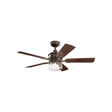 Load image into Gallery viewer, Lyndon Patio LED Ceiling Fan in 52-Inch/Olde Bronze.