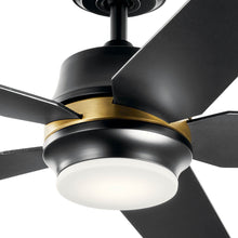 Load image into Gallery viewer, Maeve LED Ceiling Fan in Detail.