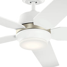 Load image into Gallery viewer, Maeve LED Ceiling Fan in Detail.