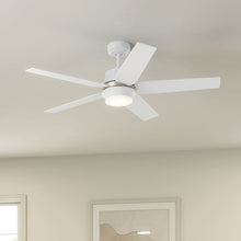 Load image into Gallery viewer, Maeve LED Ceiling Fan in Detail.
