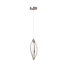 Load image into Gallery viewer, Meridian LED Mini Pendant Light in Chrome.