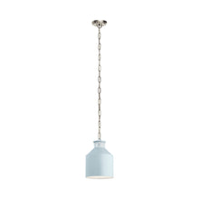 Load image into Gallery viewer, Montauk Mini Pendant Light in Light Blue.