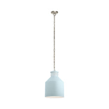 Load image into Gallery viewer, Montauk Pendant Light in Light Blue.