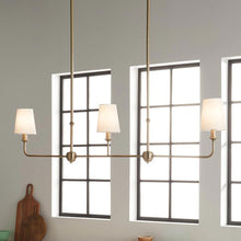 Load image into Gallery viewer, Pallas Linear Pendant Light in Details.